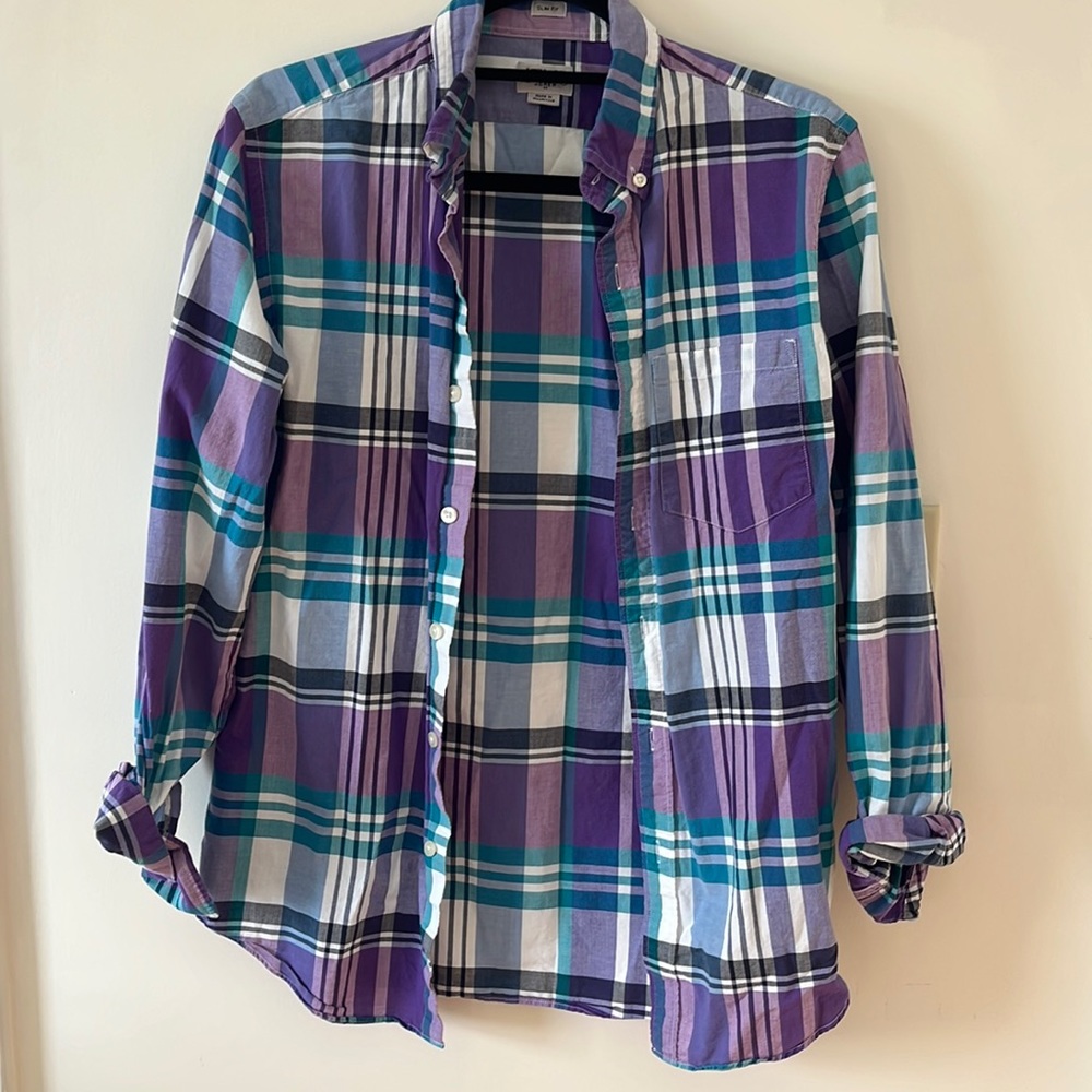 J Crew Summer Plaid Shirt